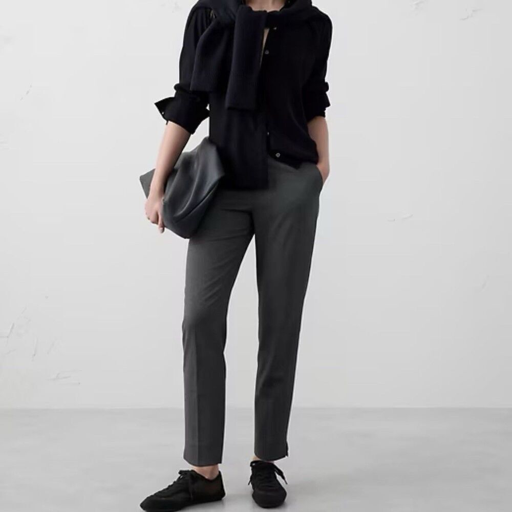 Banana Republic Hayden Pant Charcoal Gray Size 8